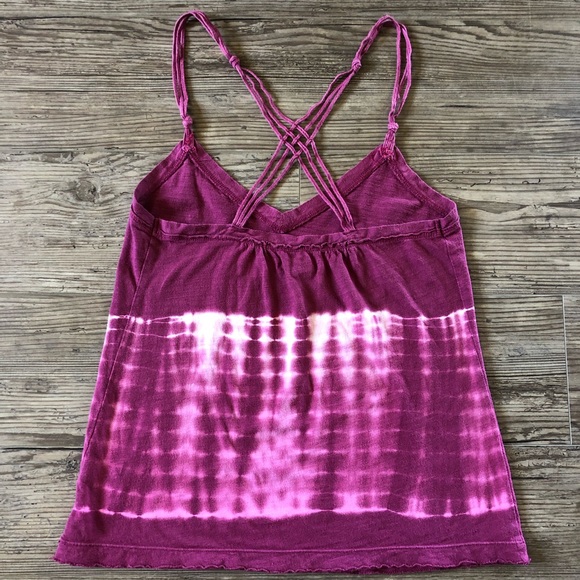 American Eagle tie dye cross back strappy tank - Picture 2 of 7